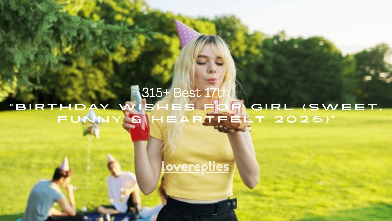 315+ Best 17th Birthday Wishes for Girl (Sweet, Funny & Heartfelt 2026)